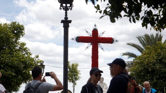 Una cruz de mayo participante en el concurso municipal de Córdoba.